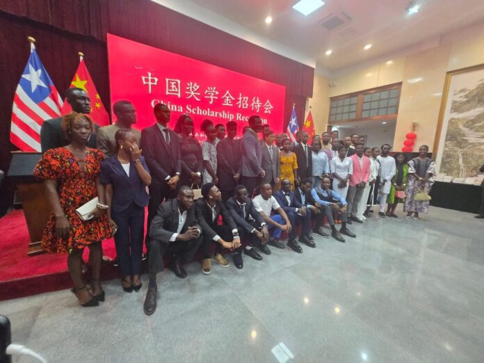Chinese Embassy Sends Off 92 Liberian Students for Studies in China
