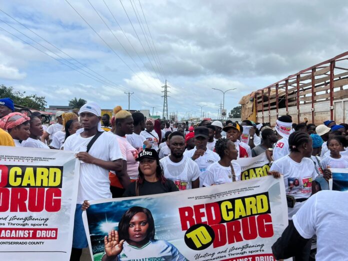 Montserrado District 13 Youth Council Launches Month-Long Anti-Drug Sports Festival