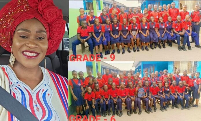 Annie T. Doe Memorial Academy Founder Saya Doe-Sio Celebrates 100% WAEC Pass for 6th and 9th Graders