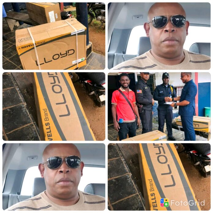 Former Senatorial Candidate Wilson Donates Air Conditioner to Southeastern Regional Police